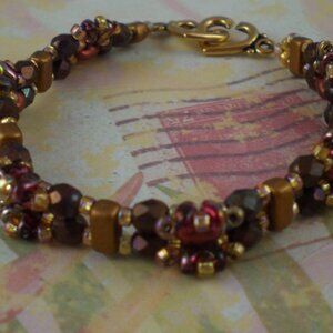 Beaded Dragonfly Bangle, High Fashion, Art Deco Jewelry